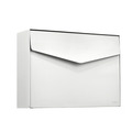 MEFA postkasse Letter 112 hvid mat/blank